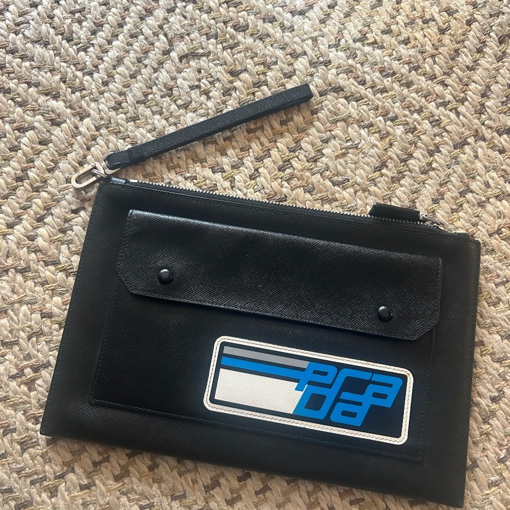 Prada saffiano clutch